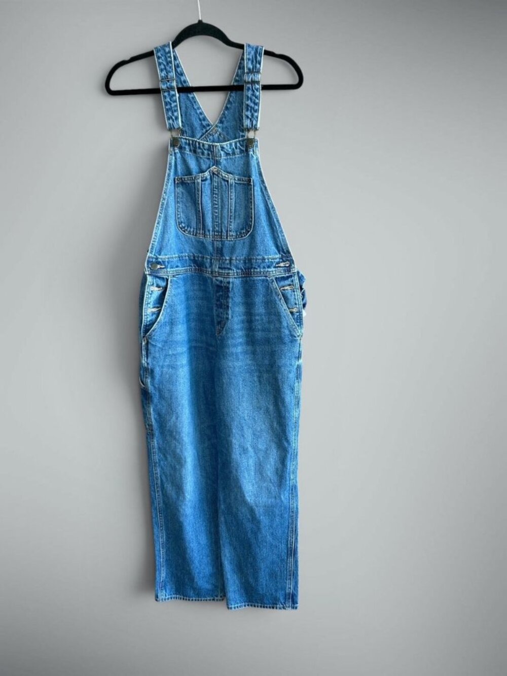 Old Navy Denim Jean Carpenter Bib Overalls Y2K Size 8